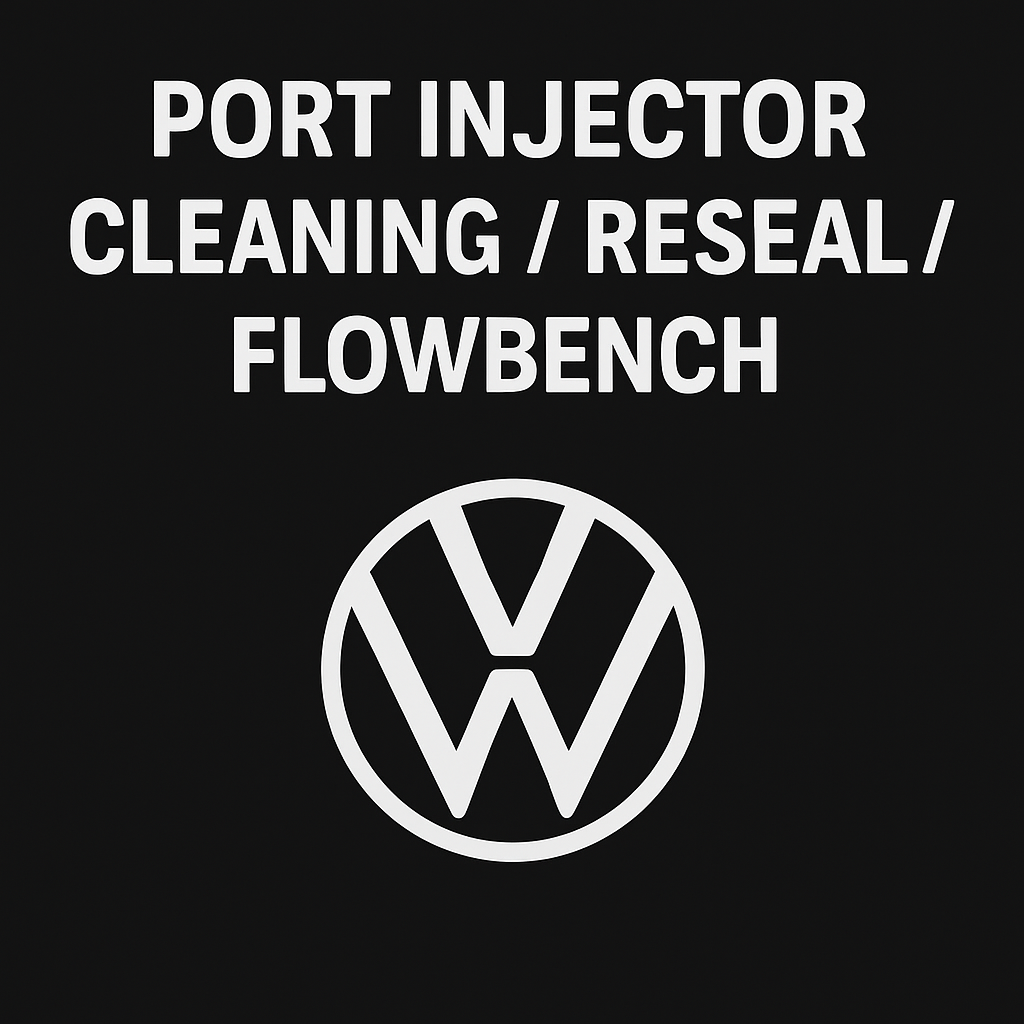 VW Port Injector Testing, Cleaning, and Resealing Service