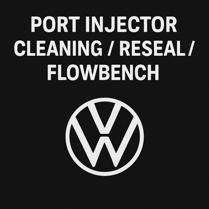 VW Port Injector Testing, Cleaning, and Resealing Service