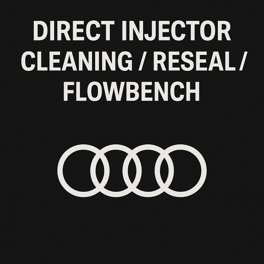 Audi Direct Injector Testing, Cleaning, and Resealing Service