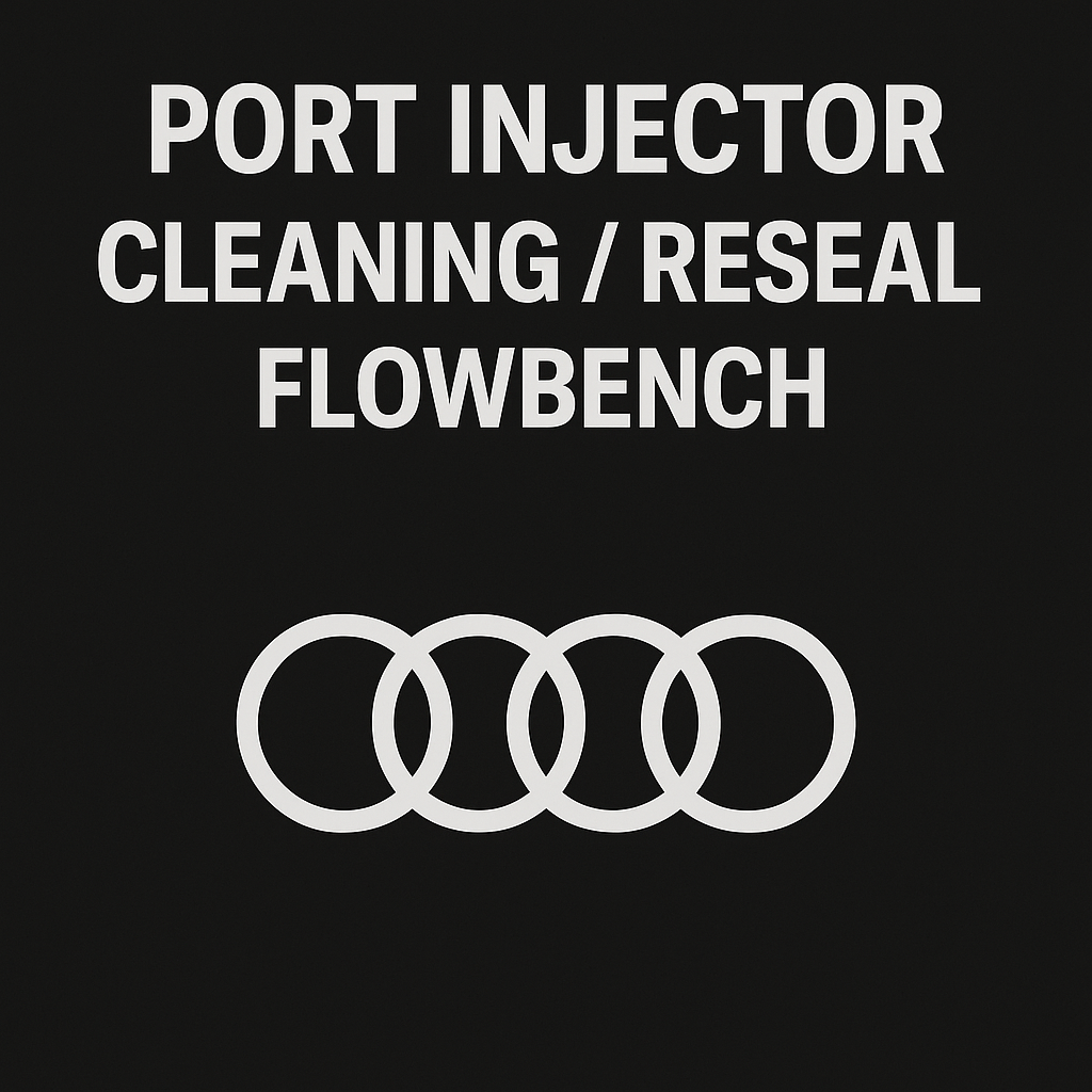 Audi Port Injector Testing, Cleaning, and Resealing Service