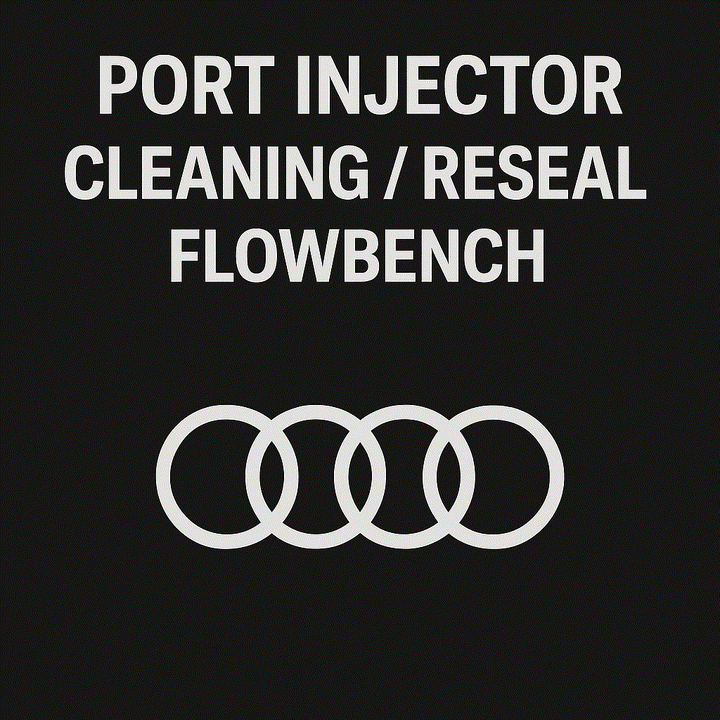 Audi Port Injector Testing, Cleaning, and Resealing Service