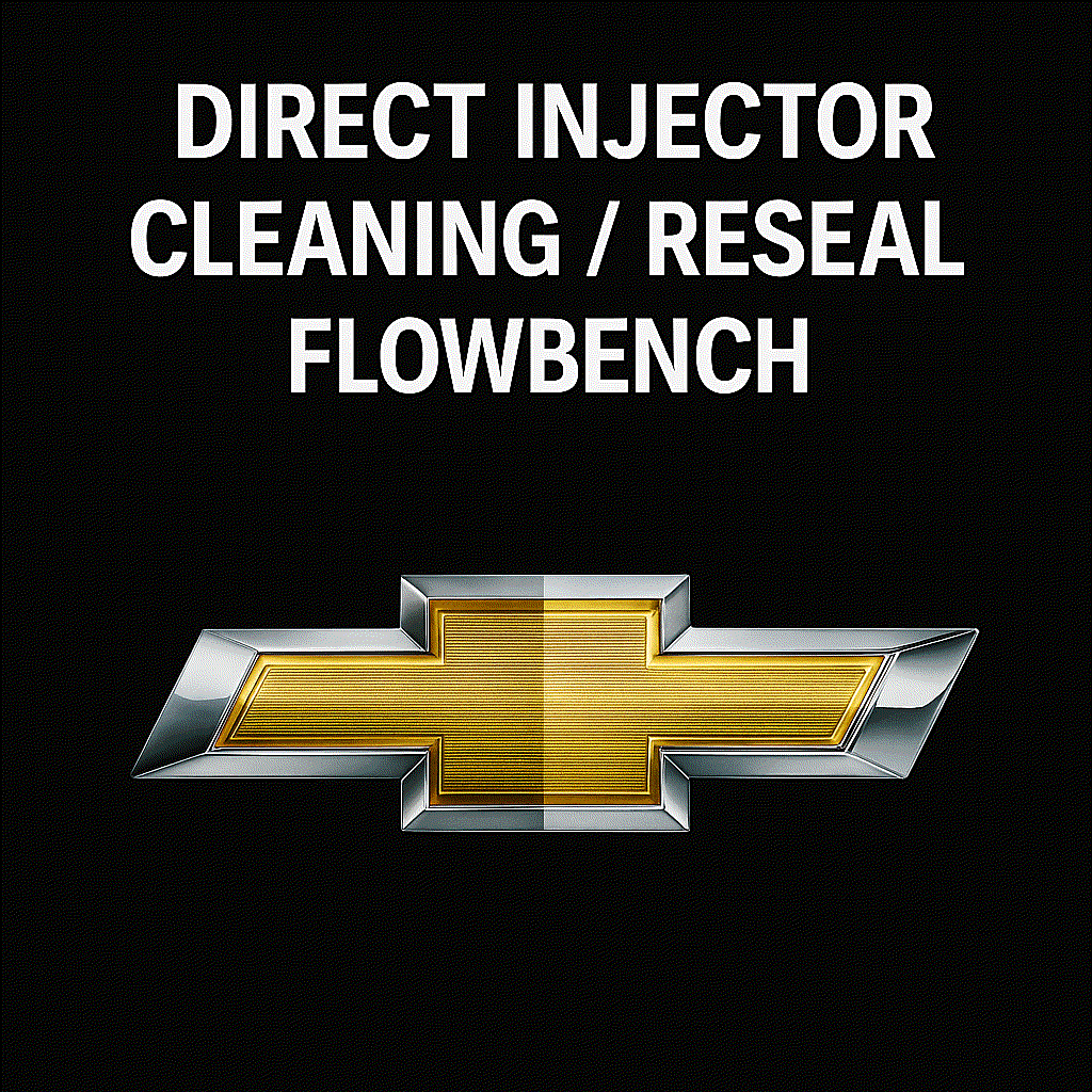 Chevy Direct Injector Testing, Cleaning, and Resealing Service