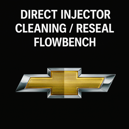 Chevy Direct Injector Testing, Cleaning, and Resealing Service