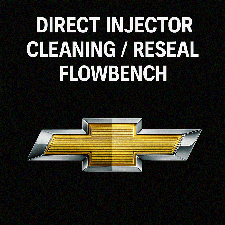 Chevy Direct Injector Testing, Cleaning, and Resealing Service