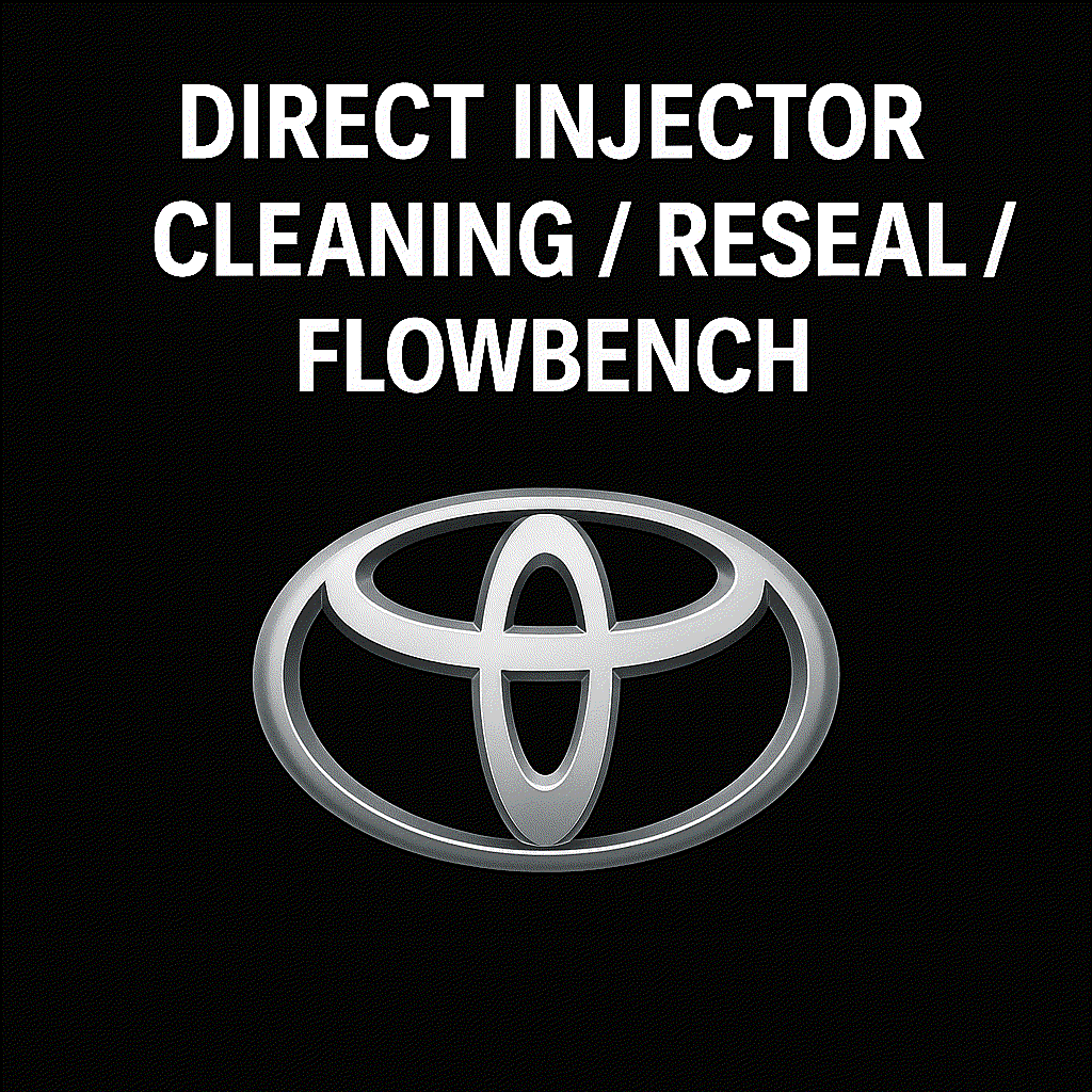 Toyota Direct Injector Testing, Cleaning, and Resealing Service