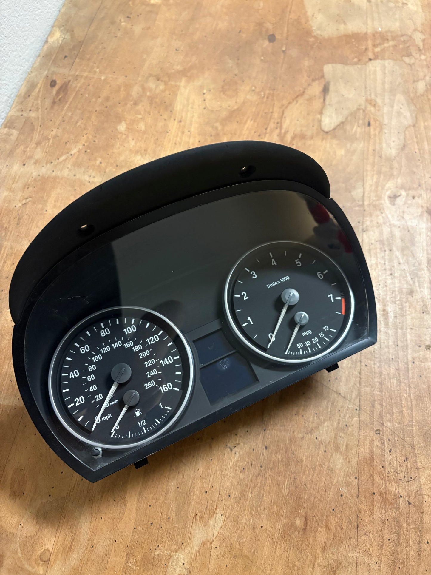 BMW E90 Virginized Instrument Cluster – OEM – Part Number 767606411