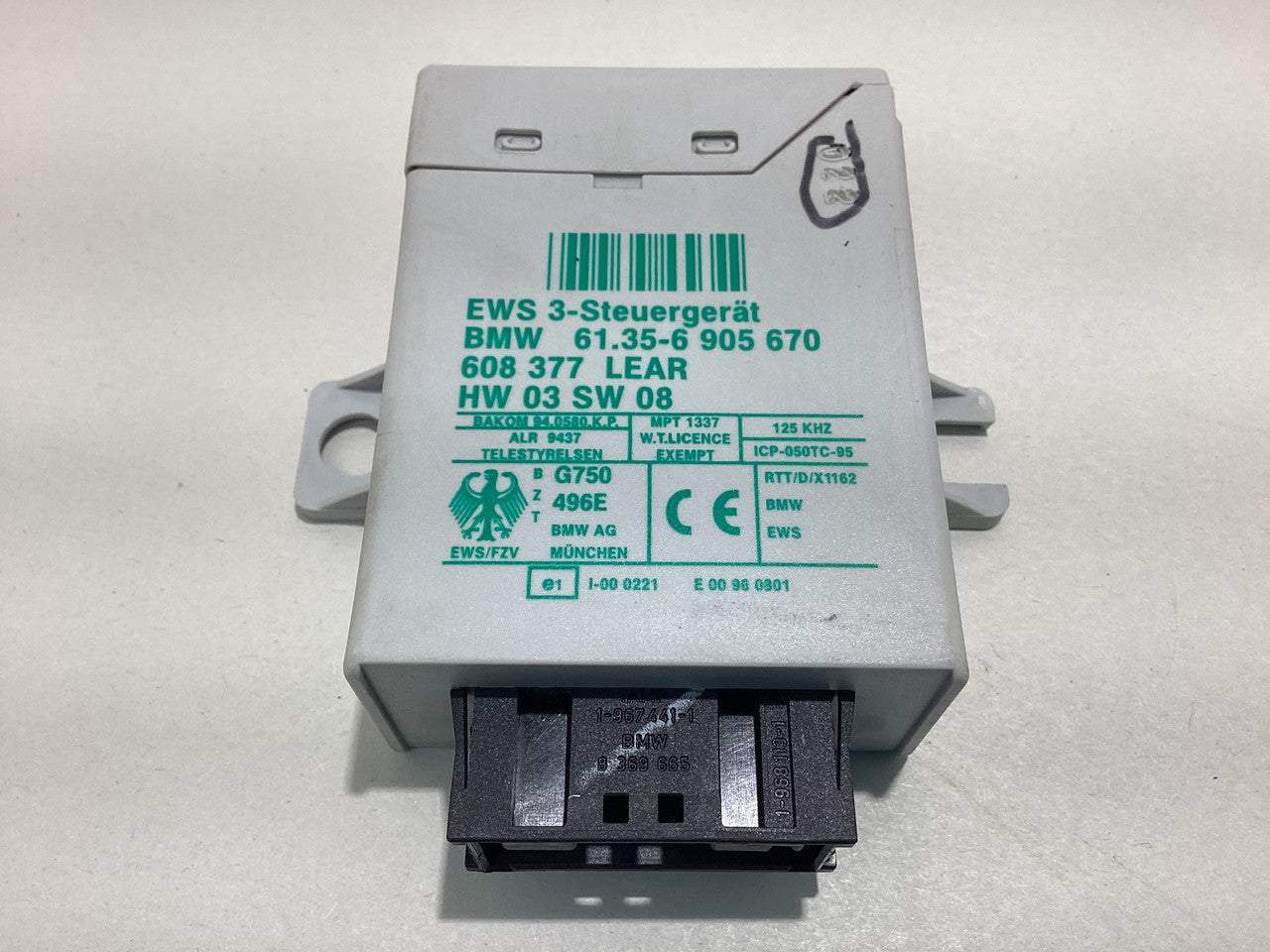 BMW REMANUFACTURED & CLONED EWS — Remanufactured & Cloned EWS Module, Mail-In Program (3-Year Warranty)