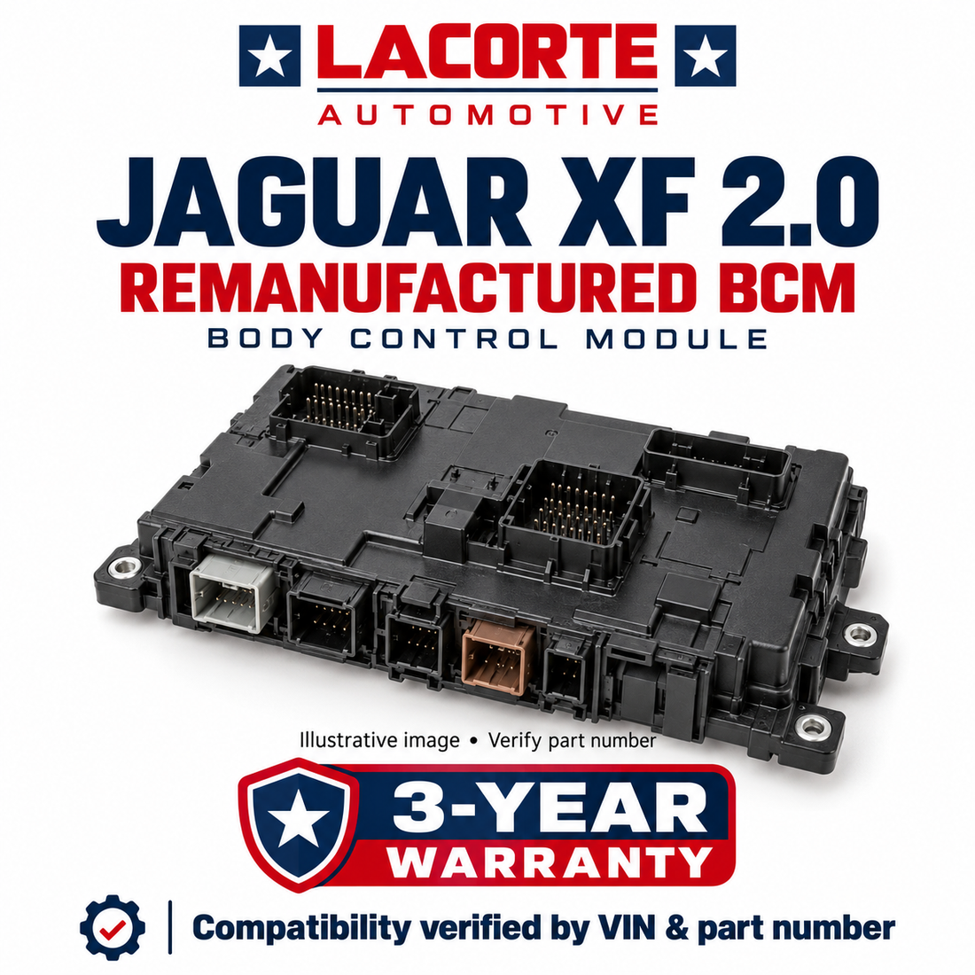 Jaguar XF 2.0 Remanufactured Body Control Module (BCM) – 3-Year Warranty